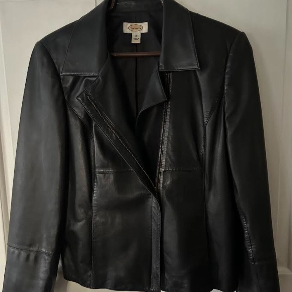 Leather jacket by Talbots